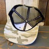 Hermosa Beach LIFEGUARD TOWER Snapback Trucker Hat -Swamp Camo Ripstop