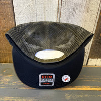 Hermosa Beach AS REAL AS THE STREETS Trucker Hat - Military Green/Cork