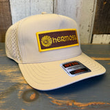 Hermosa Beach AS REAL AS THE STREETS 5 Panel Mid Profile Baseball Cap - Khaki
