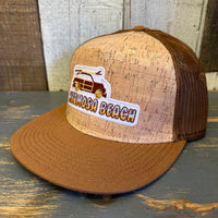 Hermosa Beach WOODIE Trucker Hat - Cypress Brown/Cork