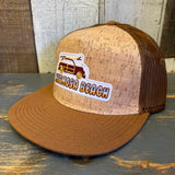Hermosa Beach WOODIE Trucker Hat - Cypress Brown/Cork