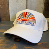 Hermosa Beach MUY HERMOSA 5 Panel Athletic Performance Cap - Ecru