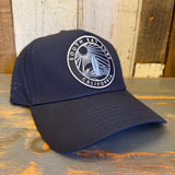 SOUTH BAY SURF CALIFORNIA 5 Panel Athletic Performance Cap - Navy