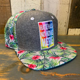 HATE HAS NO HOME HERE Snapback Hat - Tropical Green Floral