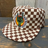 SO FAR :: SO BUENO Checkerboard Field Trip™ Hat - Rust/White