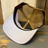 Hermosa Beach PIER AVE Mid Profile Mesh Back Trucker Hat - Coyote Brown