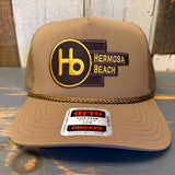 Hermosa Beach THE NEW STYLE Mid Profile Mesh Back Trucker Hat - Coyote Brown