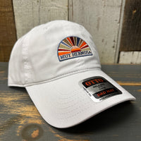 Hermosa Beach MUY HERMOSA :: COASTAL EDITION MINI 6 Panel Low Profile Style Dad Hat - White