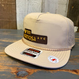 Hermosa Beach HERMOSA AVE Athletic Performance Rope Baseball Cap - Khaki