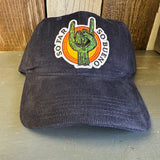 SO FAR :: SO BUENO 6 Panel Low Profile Corduroy Baseball Cap - Navy
