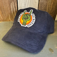 SO FAR :: SO BUENO 6 Panel Low Profile Corduroy Baseball Cap - Navy