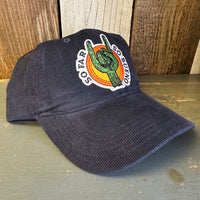 SO FAR :: SO BUENO 6 Panel Low Profile Corduroy Baseball Cap - Navy