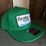 Hermosa Beach FIESTA FOREVER :: 6-Panel Mid Profile Snapback Hat - Kelly Green