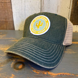 DESERT DWELLER 6 Panel Low Profile Trucker Hat - Dark Green/Khaki