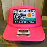 Hermosa Beach THE PERFECT WAVE Trucker Hat - Neon Pink