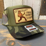 I ROCK, SILENTLY :: Trucker Hat - Camouflage/Olive