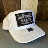 Hermosa Beach ROPER High Crown Trucker Hat - White