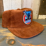 LET'S GET SERVED :: HERMOSA BEACH VOLLEYBALL Corduroy Hat - Coyote Brown