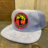 Hermosa Beach :: THE MECCA OF BEACH VOLLEYBALL Corduroy Hat - Powder Blue