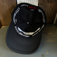 SO FAR :: SO BUENO "OTTO FLEX" 6 Panel Low Profile Baseball Cap- Black