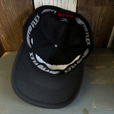 SO FAR :: SO BUENO "OTTO FLEX" 6 Panel Low Profile Baseball Cap- Black