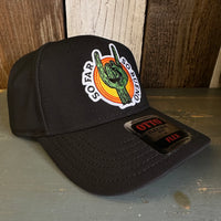 SO FAR :: SO BUENO "OTTO FLEX" 6 Panel Low Profile Baseball Cap- Black