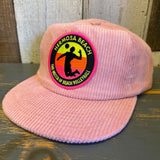 Hermosa Beach THE MECCA OF BEACH VOLLEYBALL Corduroy Field Trip Hat - Blush Pink