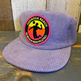 Hermosa Beach THE MECCA OF BEACH VOLLEYBALL Corduroy Field Trip Hat - Moonstone Purple