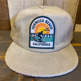 Hermosa Beach 1 to 3 FEET HIGH & RISING Corduroy Field Trip Hat - Wolf Grey