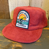 Hermosa Beach 1 to 3 FEET HIGH & RISING Corduroy Field Trip Hat - Pompeii