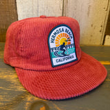 Hermosa Beach 1 to 3 FEET HIGH & RISING Corduroy Field Trip Hat - Pompeii