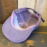 Hermosa Beach THE MECCA OF BEACH VOLLEYBALL Corduroy Field Trip Hat - Moonstone Purple