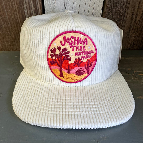 JOSHUA TREE NATIONAL PARK Vintage Corduroy Hat - Beige / Off White