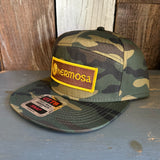 Hermosa Beach AS REAL AS THE STREETS 7 Panel Snapback Hat - Camo