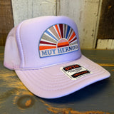 Hermosa Beach MUY HERMOSA Trucker Hat - Lavender