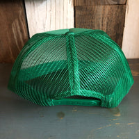 HATE HAS NO HOME HERE High Crown Trucker Hat - Kelly Green