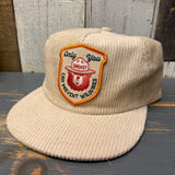 SMOKEY BEAR :: ONLY YOU CAN PREVENT WILDFIRES Corduroy Field Trip Hat - Eggshell