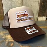 Hermosa Beach WOODIE Trucker Hat - Brown/Khaki