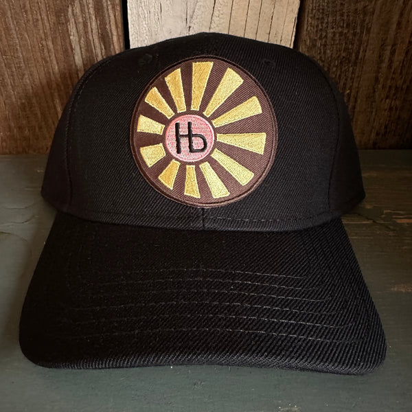 Hermosa Beach SUNBEAMS Premium 6-Panel Low Profile Snapback Hat - Black