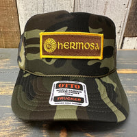 Hermosa Beach AS REAL AS THE STREETS Trucker Hat - Full Camo