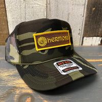 Hermosa Beach AS REAL AS THE STREETS Trucker Hat - Full Camo