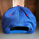 Hermosa Beach CALIFORNIA LICENSE PLATE 5 Panel Mid Profile Cap - Navy/Red