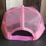 Hermosa Beach 21 • WIN BY TWO High Crown Trucker Hat - Pink