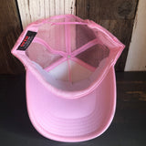 Hermosa Beach 21 • WIN BY TWO High Crown Trucker Hat - Pink