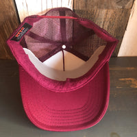 Hermosa Beach 72 & SUNNY High Crown Trucker Hat - Burgundy Maroon