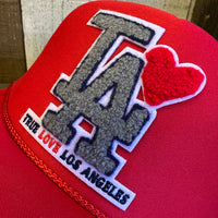 TRUE LOVE LOS ANGELES :: TRUCKER HAT FOR CA FIRE RELIEF