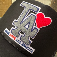 TRUE LOVE LOS ANGELES :: TRUCKER HAT FOR CA FIRE RELIEF