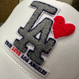 TRUE LOVE LOS ANGELES :: TRUCKER HAT FOR CA FIRE RELIEF