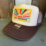 Hermosa Beach MUY HERMOSA High Crown Trucker Hat - Khaki/Brown