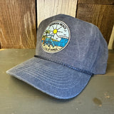 Hermosa Beach SHOREFRONT 5 panel Stone Washed Canvas 2-Tone - Indigo